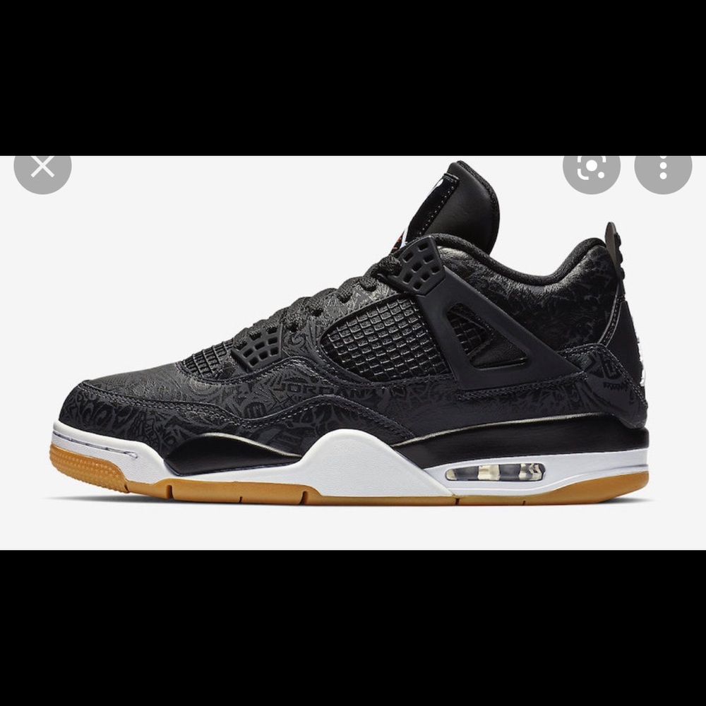 Jordan 4 Retro Laser Black